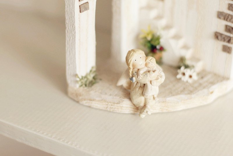 【好日恋物】荷兰Vintage天使母亲与孩子 - 摆饰 - 其他材质 多色