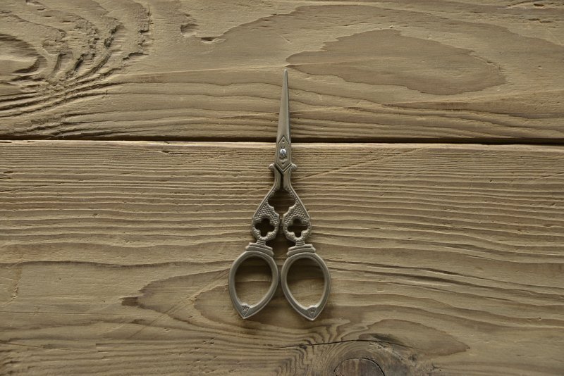 复古手工剪刀 - 星辰 - 其他 - 其他金属 咖啡色