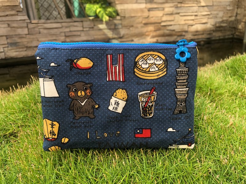 【三层包-爱台湾】_蓝色_(限量款) - 皮夹/钱包 - 其他材质 