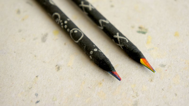 好日推好物：流星笔（2枝入） - 其他书写用品 - 纸 黑色