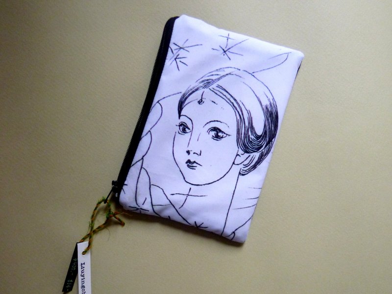 LKK pragmatic ※  女子 (拉链包 - 化妆包 - 杂物包 - 小物收纳包 - 手机包 - 护照包 - 证件套 - 数位相机包) - 化妆包/杂物包 - 聚酯纤维 白色