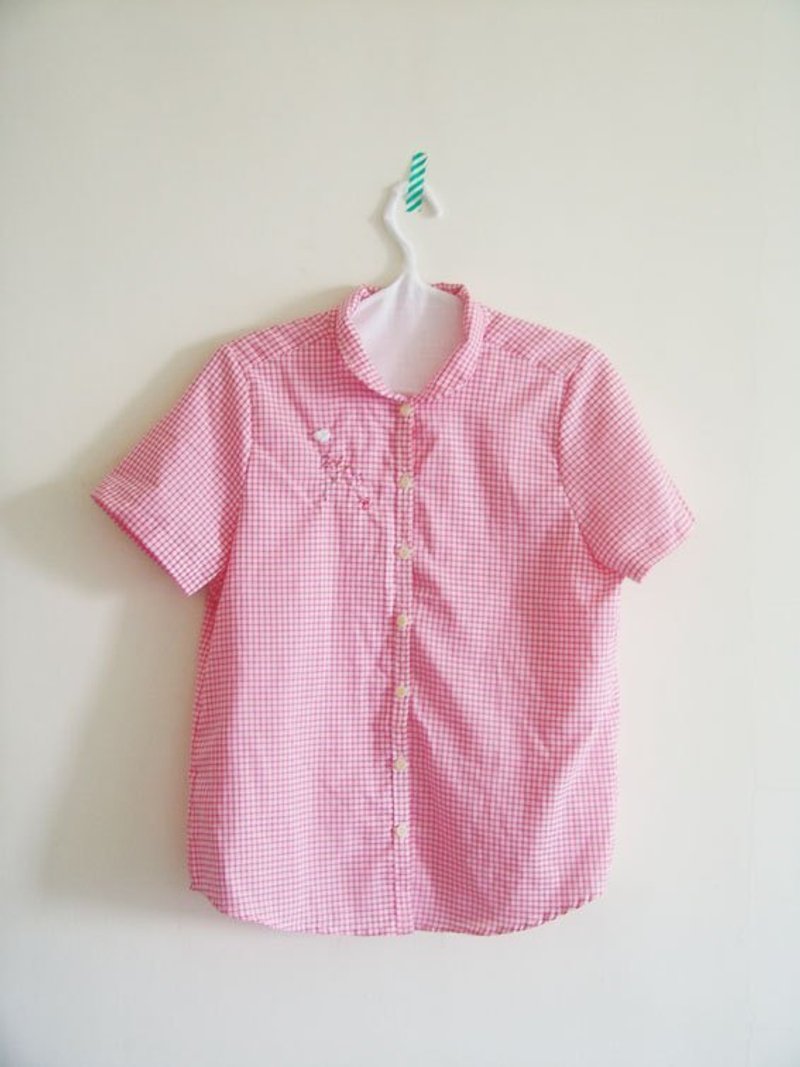 抽象的梦--短袖衬衫 - 女装衬衫 - 棉．麻 