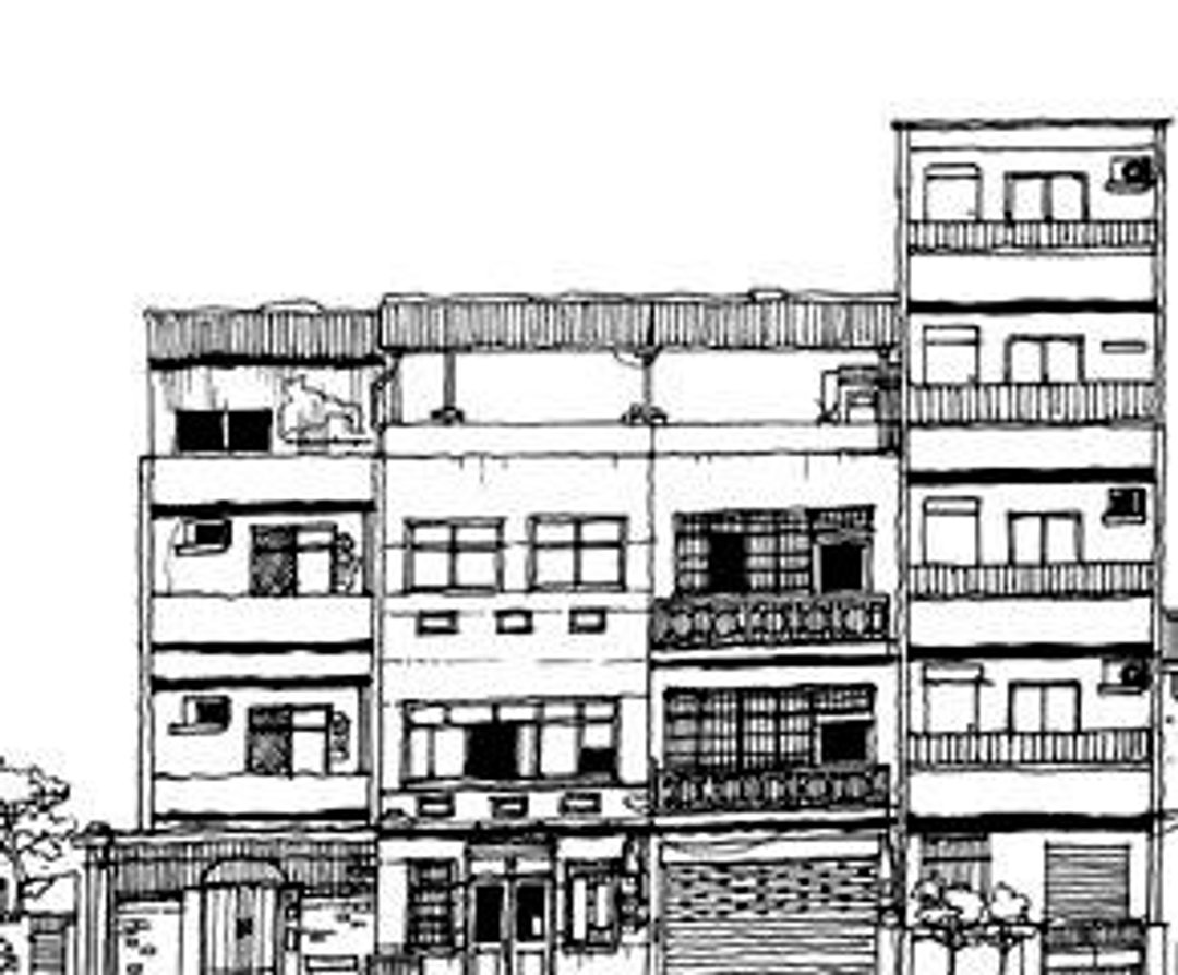 【GOODO 好务】栖久明信片/ 中山路79巷 - 卡片/明信片 - 纸 白色