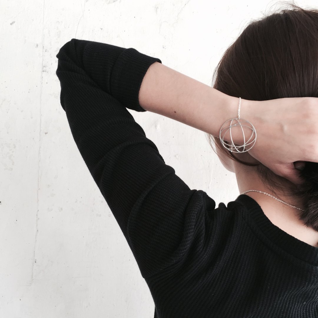 3D 错视球体手链 ∎ Sphere Illusion bracelet ∎ Illusion collection ∎ - 手链/手环 - 其他金属 灰色