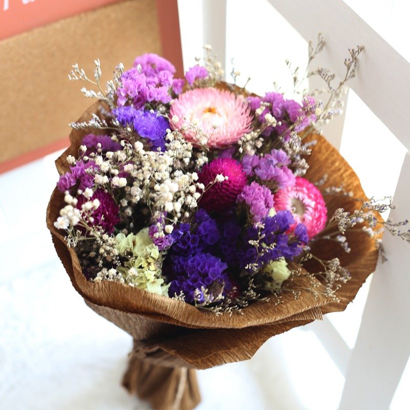 璎珞时尚*手作珠宝捧花*婚礼小物*新娘饰品*定制订作*七夕情人节精选-​干燥花束~~F1 - 植栽/盆栽 - 其他材质 