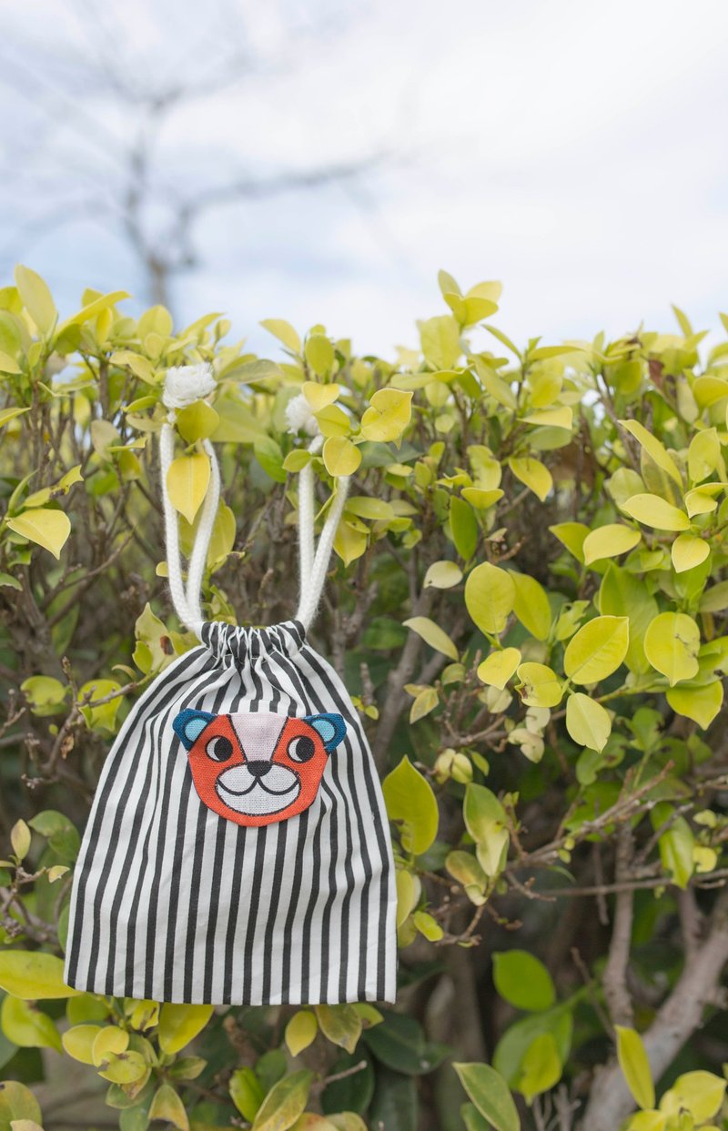 ZOO // 小熊 // 束口袋 - 化妆包/杂物包 - 其他材质 多色