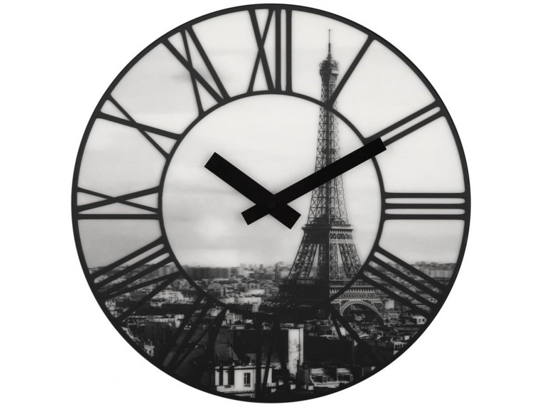 NeXtime - La Ville 3D巴黎铁塔挂钟 - 时钟/闹钟 - 塑料 