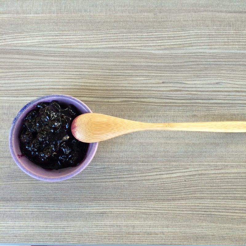 粒粒分明蓝莓果酱（水果含量100%） - 果酱/抹酱 - 新鲜食材 紫色