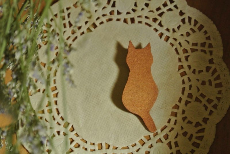 【 T - C 】 复古 皮革 别针 胸针 - 胸针 - 其他材质 