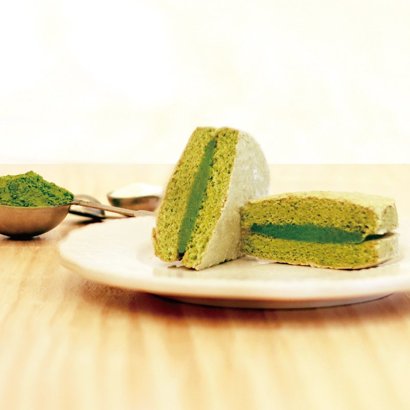 ★ 抹茶达克瓦兹 ★【 The Harvest ∞ 麦田⊙ 法式甜点 】DACQUOISE 法国百年甜点 由高级进口杏仁粉制作，似马卡龙但又不会甜腻，外酥内软充满天然杏仁香气 + 日本京都永田茶园的有机宇治抹茶所调制内馅，香甜中带出抹茶的好韵味~ - 蛋糕/甜点 - 新鲜食材 绿色