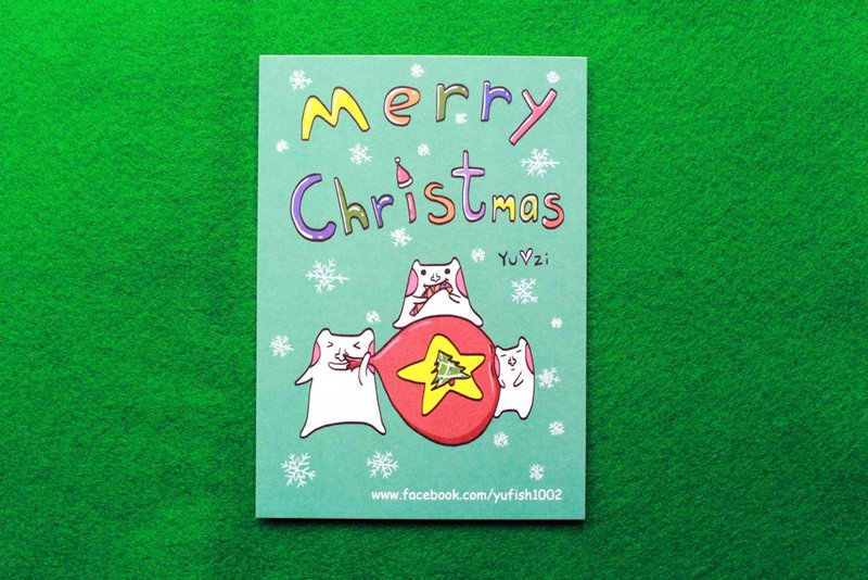 打包快乐圣诞*明信片 - 卡片/明信片 - 纸 