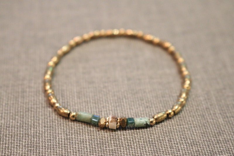 Hand in Hand 小白 手环 (0214) - 手链/手环 - 宝石 白色