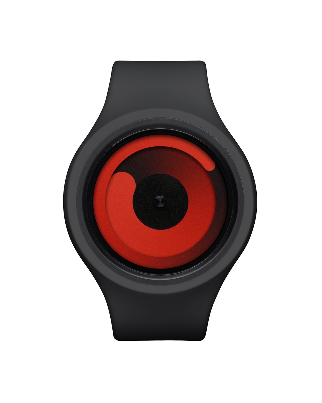 宇宙重力+系列腕表 GRAVITY PLUS+ (黑/红 , Black / Red) - 女表 - 硅胶 黑色