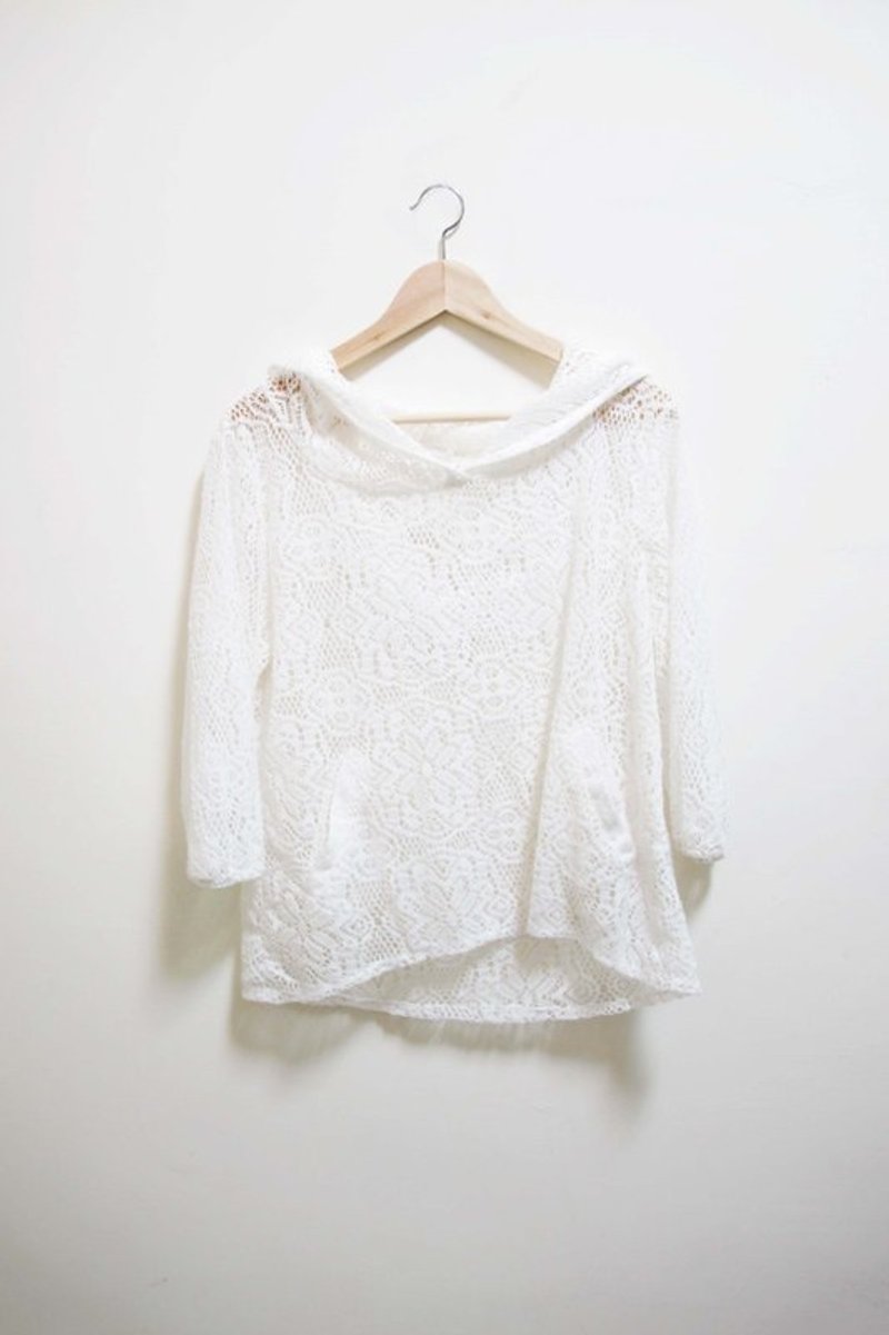 【Wahr】白罩衫洞洞上衣 - 背带裤/连体裤 - 其他材质 