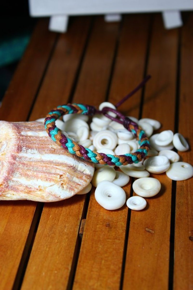 TvT／圆形三色编绳手环 - 其他 - 其他材质 多色