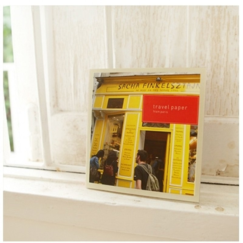 Dessin x Indigo-旅行方块笔记本-Paris,IDG74591 - 笔记本/手帐 - 纸 多色