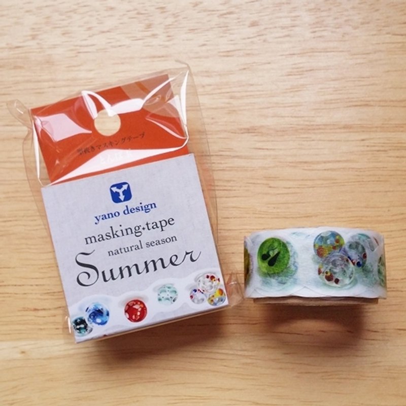 日本Yano Design 花边和纸胶带．Summer【琉璃珠 (YD-MK-036)】 - 纸胶带 - 其他材质 多色