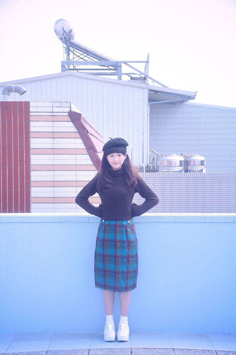 流苏  |  古着裙 - 裙子 - 其他材质 绿色