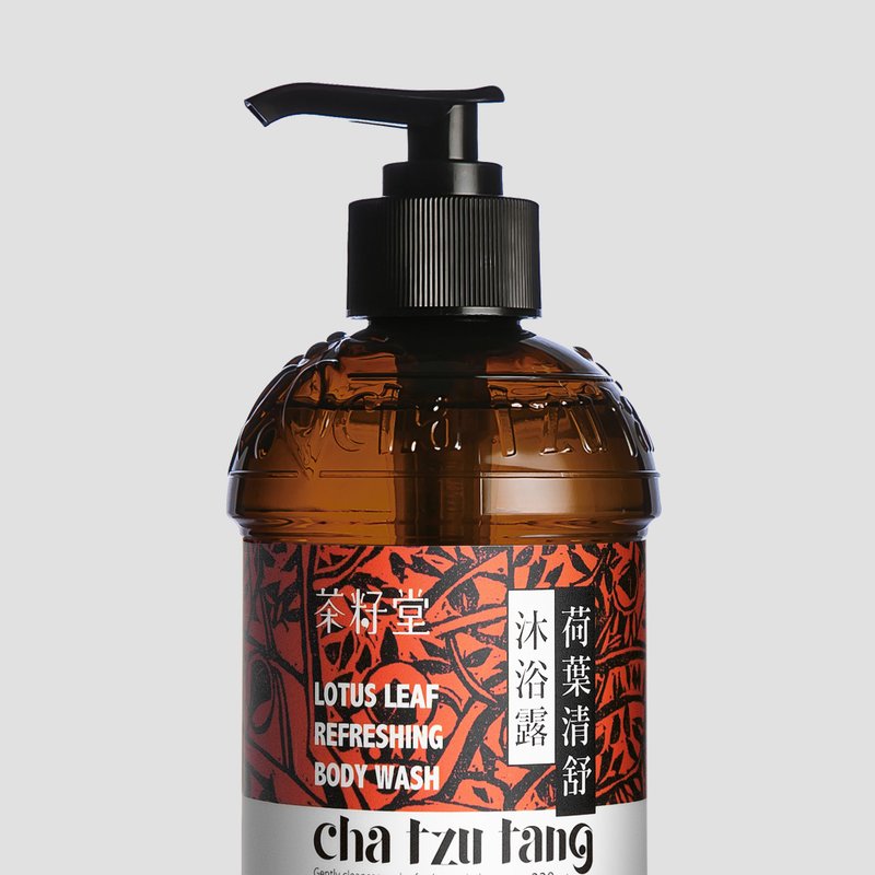 茶籽堂 荷叶清舒沐浴露330mL【一般肤质适用】 - 沐浴用品 - 植物．花 红色