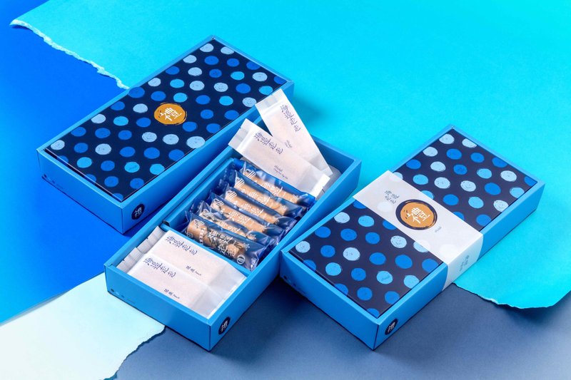 Hi 综合蛋卷礼盒*3 (免运） - 手工饼干 - 新鲜食材 蓝色