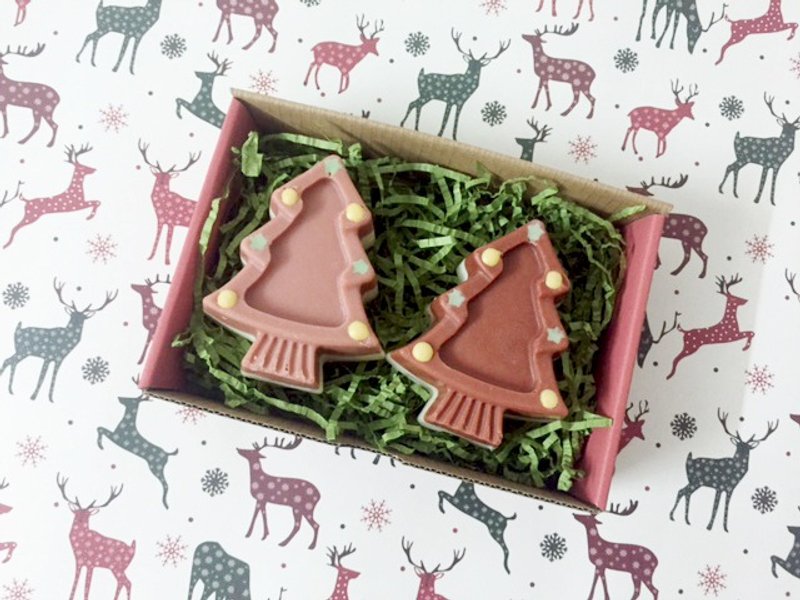 ♥圣诞节交换礼物花梨木手工香皂限定组♥ - 肥皂/手工皂 - 植物．花 红色