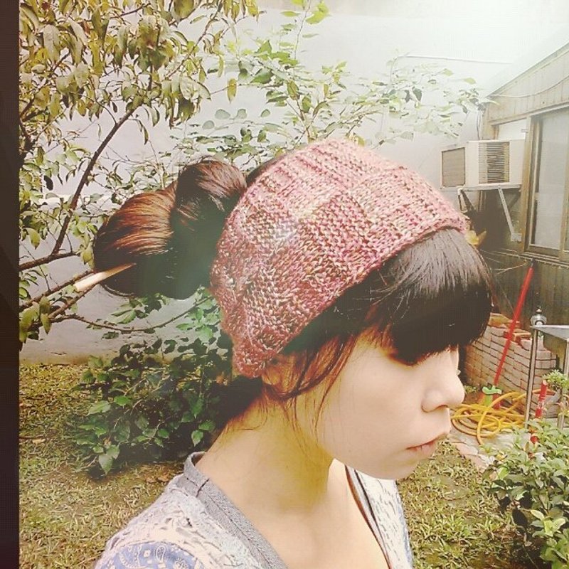 Lan 手作针织发带(花纱) - 其他 - 其他材质 多色