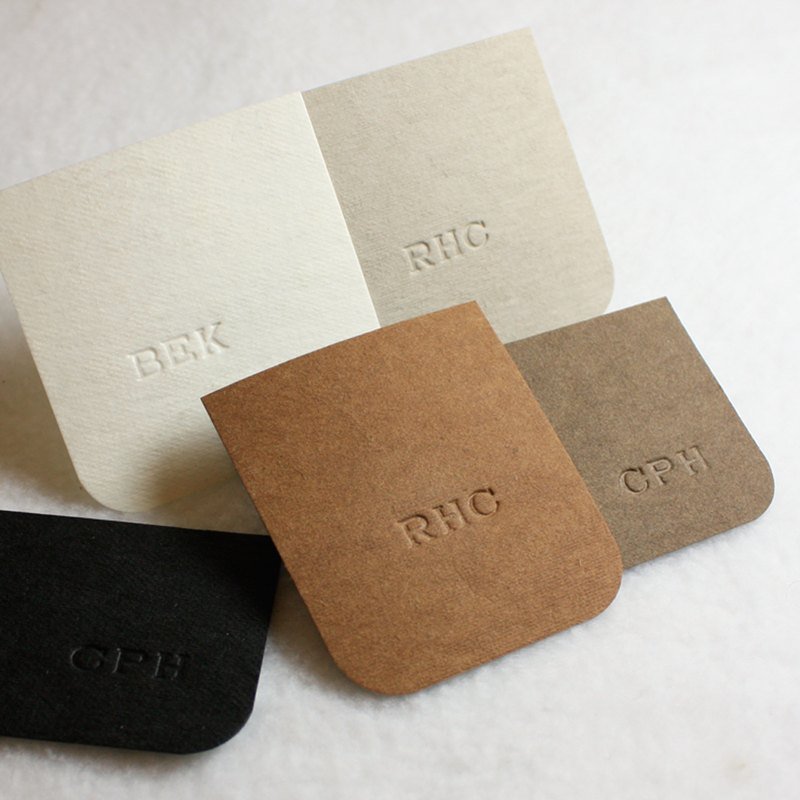 缩写英文字母钢印字 客制化 加购印字 - 其他 - 其他材质 黑色