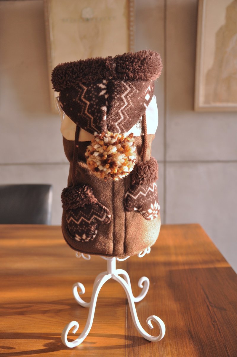 手套连帽外套/胸背衣 - 衣/帽 - 其他材质 