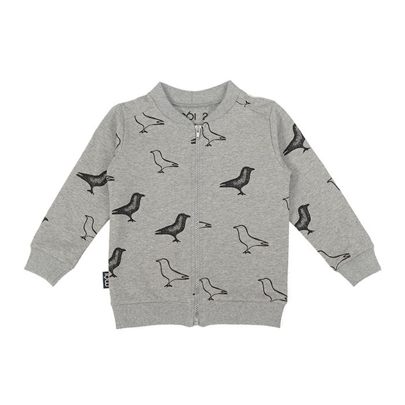 【北欧童装】冰岛有机棉儿童内铺棉外套1岁至8岁 浅灰色 ja3 - 童装外套 - 棉．麻 