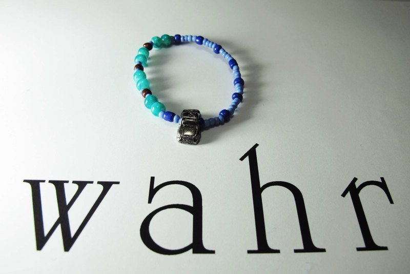 【Wahr】汽车ㄅㄨㄅㄨ手炼 - 手链/手环 - 其他材质 蓝色