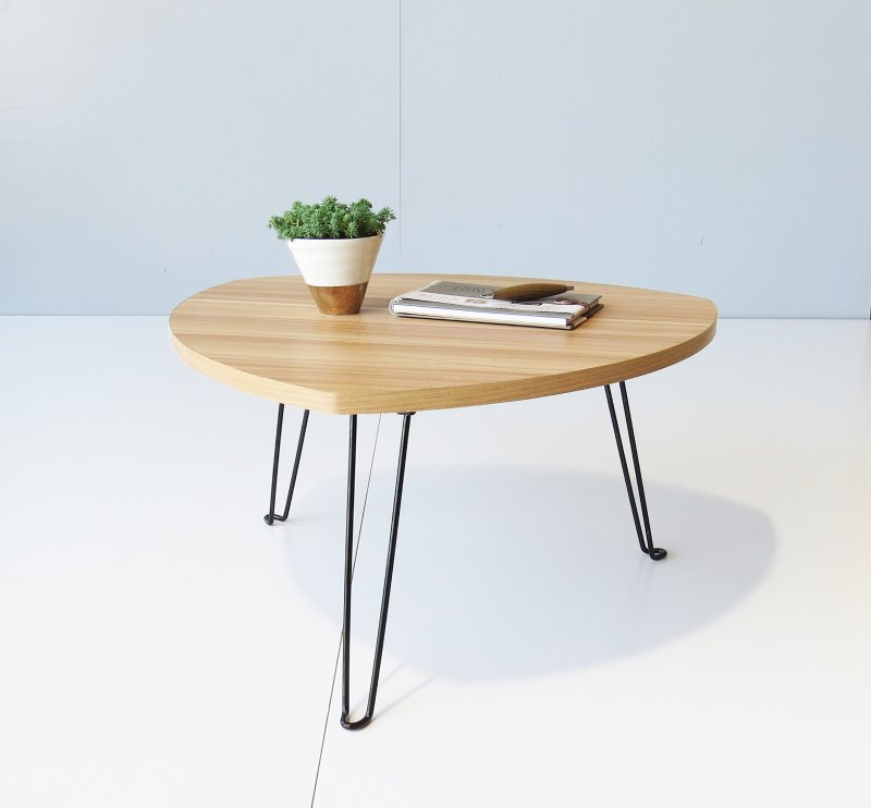 HO MOOD 解构系列—御饭团 折叠桌 仿木纹手感限量版。 - 其他家具 - 木头 金色