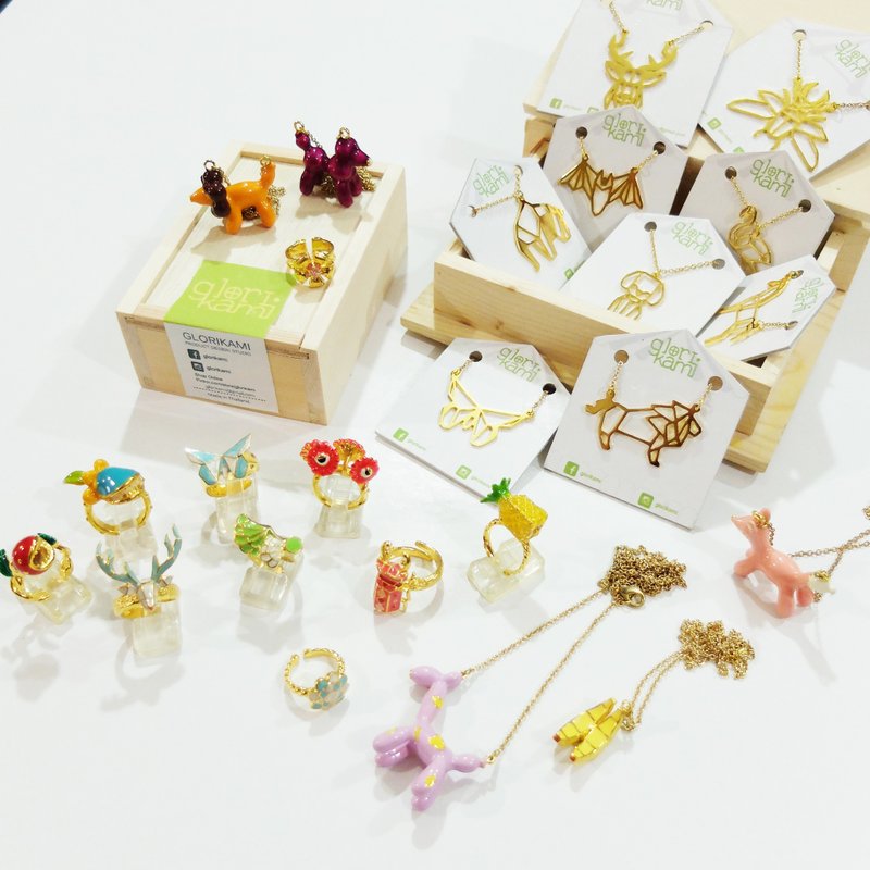 外带快乐福袋 - Glorikami - 项链 - 其他金属 多色