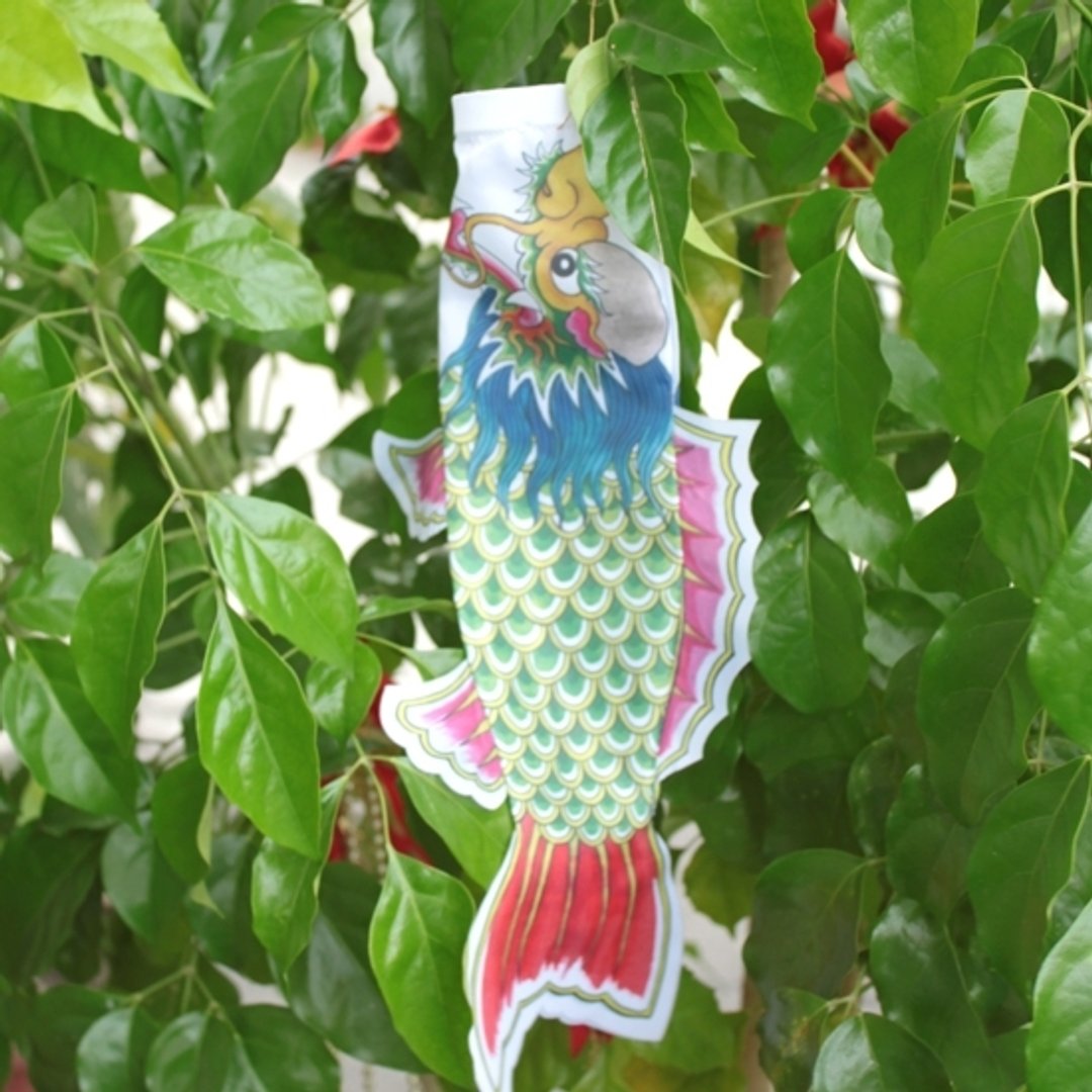 台湾鳌鱼旗(龙鱼)旗30CM - 摆饰 - 其他材质 绿色