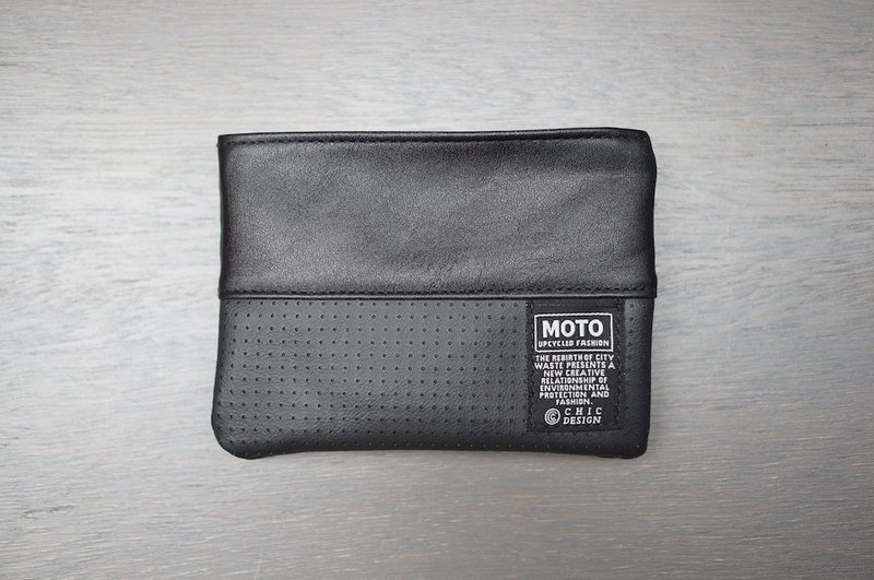 【MOTO 30cc】－Coin Key Pouch/钥匙包/零钱包_03680 - 钥匙链/钥匙包 - 真皮 黑色