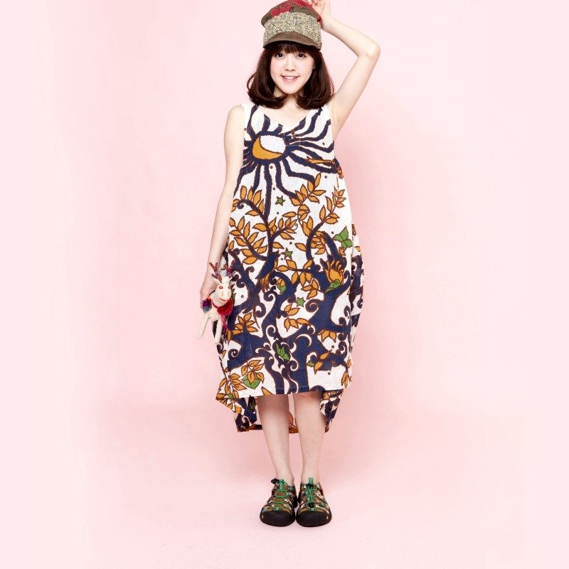 ✾saibaba ethnique // 白天版-- 生命树洋装✾ - 洋装/连衣裙 - 其他材质 多色