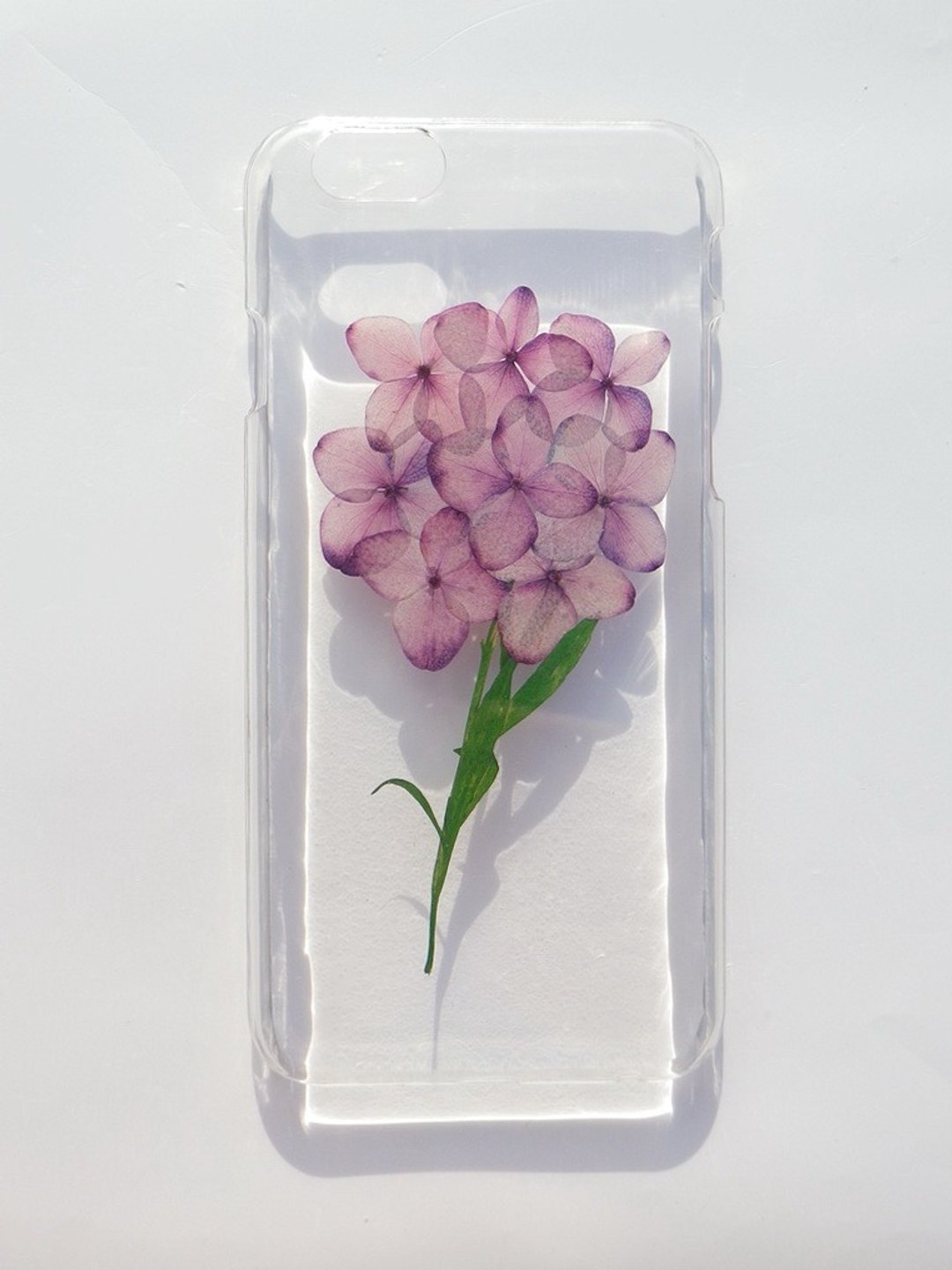 Anny's workshop手作押花手机保护壳，适用于Apple iphone 6，绣球花系列 - 手机壳/手机套 - 塑料 紫色