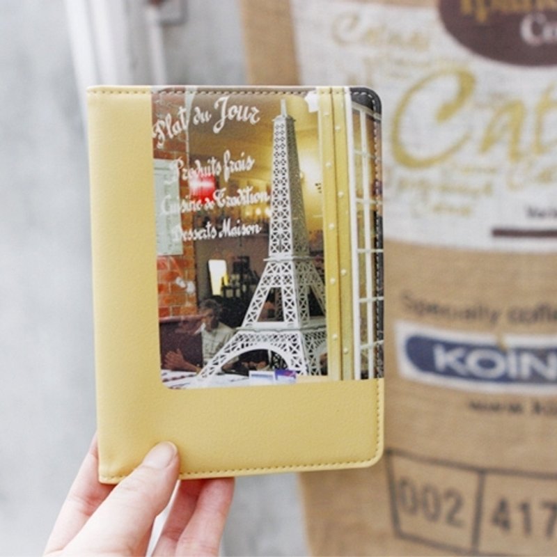 Dessin x Indigo-旅行写真护照套-柠檬黄,IDG76441 - 护照夹/护照套 - 其他材质 黄色