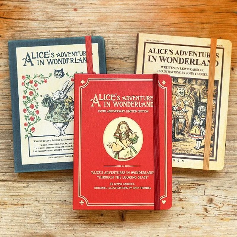 Dessin x 7321 Desgin-手帐年历-爱丽丝150周年限定版万年历单行本-经典红,7321-06874 - 笔记本/手帐 - 纸 红色