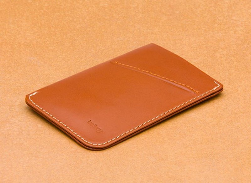 澳洲Bellroy Card Sleeve高质感真皮名片夹 (BRY3007_Tan)By plain-me - 皮夹/钱包 - 真皮 金色