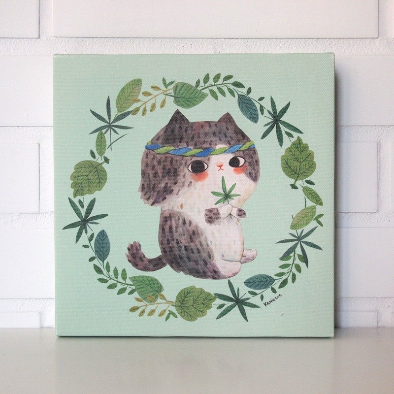 小无框画-嬉皮拉拉 - 海报/装饰画/版画 - 其他材质 绿色