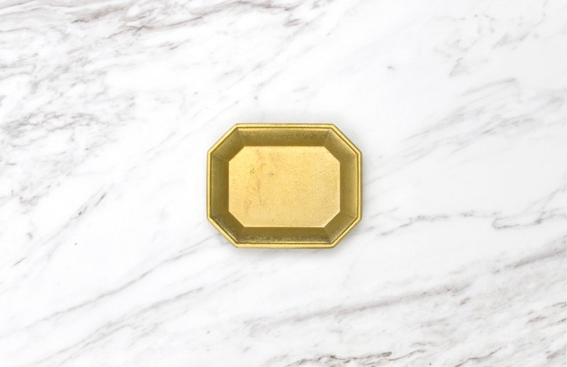 FUTAGAMI 二上 铜铸 置物盘 S - 笔筒/笔座 - 其他金属 金色