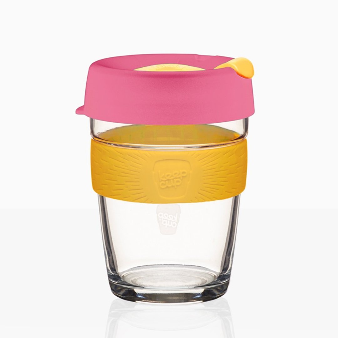 KeepCup 随身咖啡杯-醇酿系列 (M) 蜜糖 - 咖啡杯/马克杯 - 玻璃 橘色