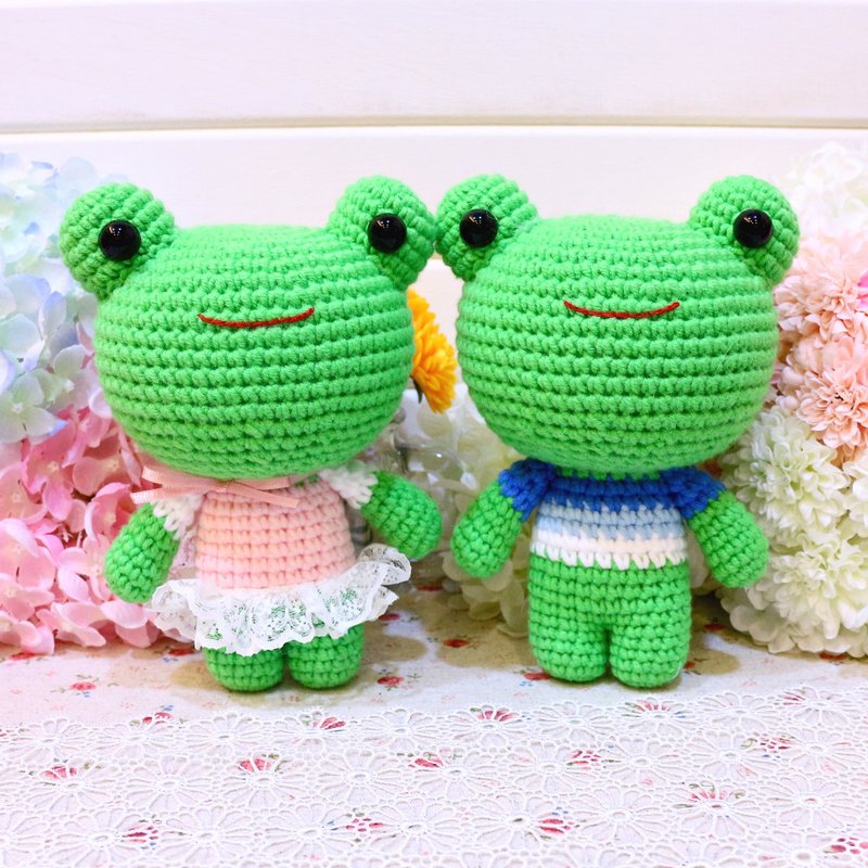 青蛙－情侣。结婚礼物。生日礼物 - 玩偶/公仔 - 其他材质 