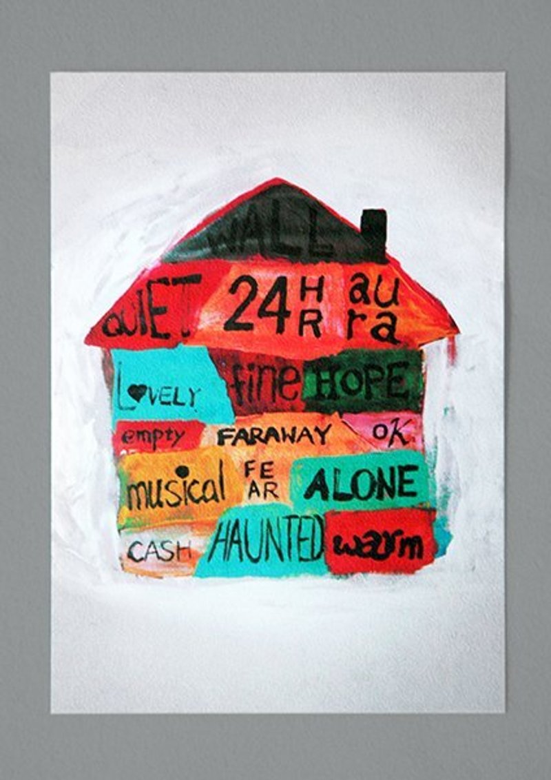 COME HOME series / 明信片 - 卡片/明信片 - 纸 多色