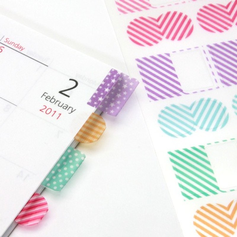 日本【LABCLIP】Index sticker 标示贴纸 - 贴纸 - 防水材质 