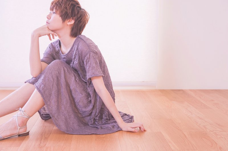 Waller 宽版针织洋装 - 洋装/连衣裙 - 其他材质 紫色