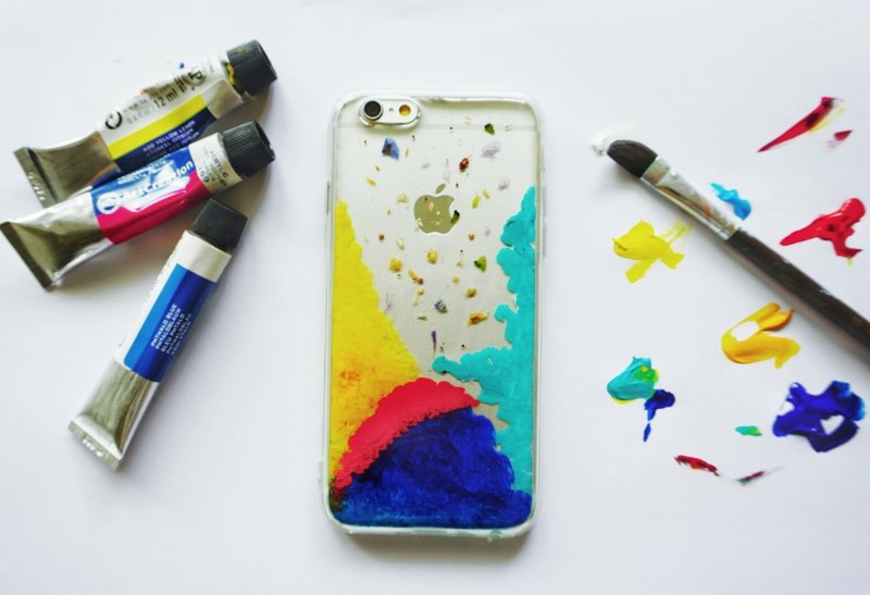 [泼墨系列- Ink Collection Version II ]押花手机壳 iphone 5/5s/SE/6/6s/6 plus/6s plus/7/7plus/Samsung S4/S5/S6/S6Edge/S7/S7Edge/Note3/Note4/Note5 - 手机壳/手机套 - 硅胶 