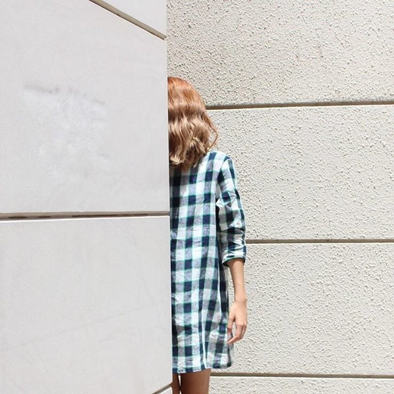 梦想小姐的格子洋装（听乡村演唱会必备） - 洋装/连衣裙 - 其他材质 多色