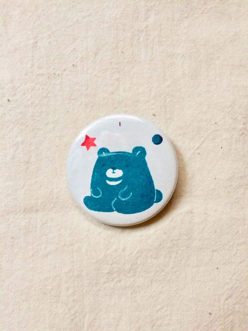 仰望星星 - 徽章/别针 - 其他金属 多色