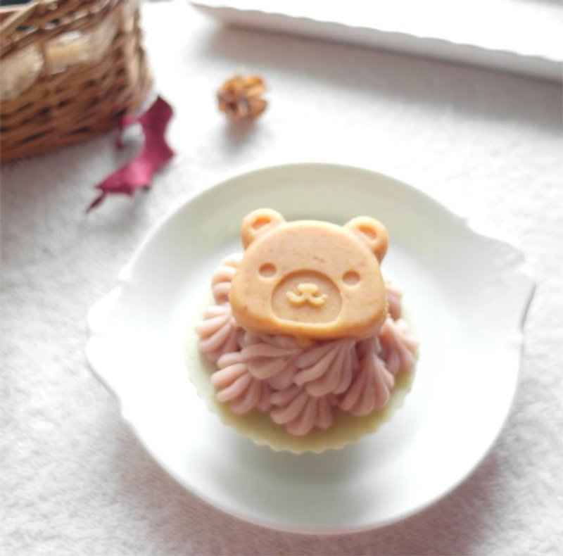 QQ熊·大杯子蛋糕皂礼。赋香皂。婚礼生日礼 弥月礼 - 沐浴用品 - 植物．花 多色